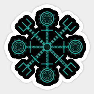 Icelandic Magical Stave Veidistafur Sticker